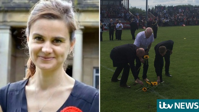 Jo Cox `hero` makes first appearance since hospital release